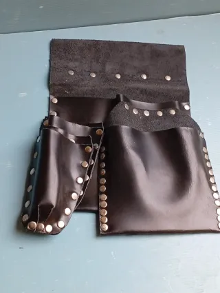 Borsa carpentiere multitasca in pelle