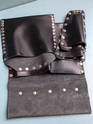 Borsa carpentiere multitasca in pelle