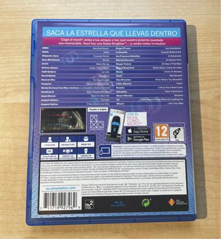 Micrófonos Singstar y juego Singstar PS4