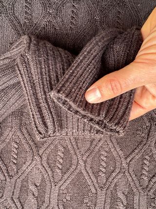 Maglione in lana merino marrone