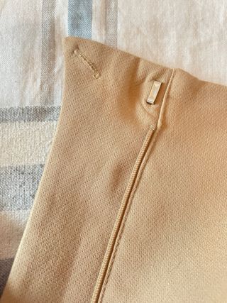 Pantalón Zara Tiro Alto Beige