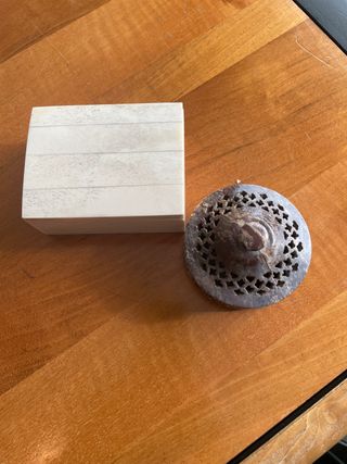 2 Portagioie Beige e Argento