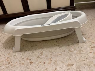 Bañera Bebé Plegable Viaje con adaptador bebe