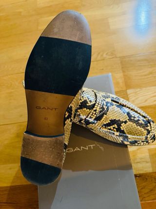 Mocasines Gant Piel Serpiente Talla 43/44
