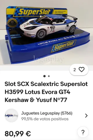 Superslot Lotus Evora GT4 1:32