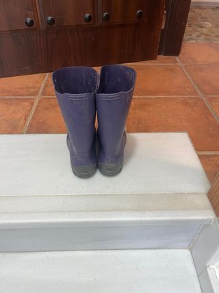 Botas de agua moradas Talla 33/34