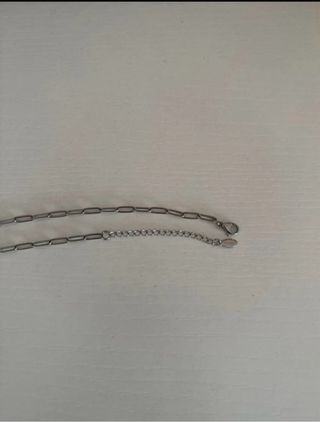 Collana catena silver steel