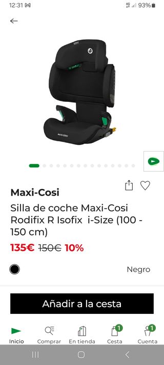 Silla coche Maxi-Cosi Tanzi-i-size