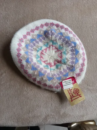 Berretto lana donna fantasia