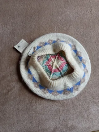 Berretto lana donna fantasia