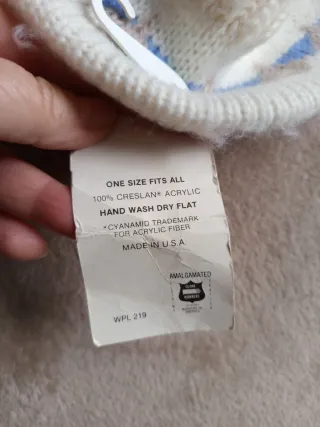 Berretto lana donna fantasia