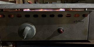 Piastra a gas professionale