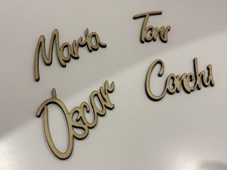 Nombres madera para marcar sitios