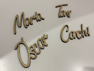 Nombres madera para marcar sitios