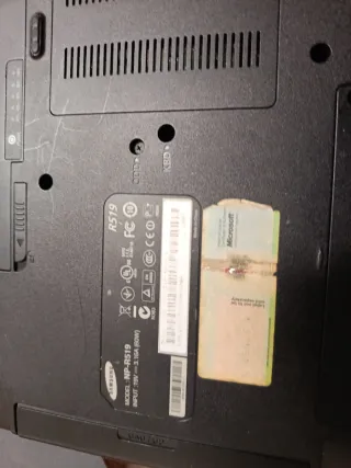 Ordenador portátil Samsung sin batería