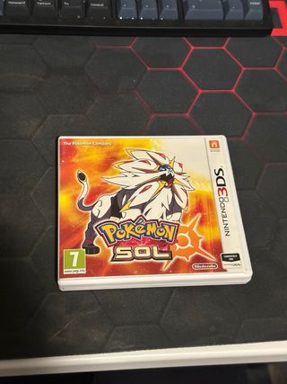 Pokémon Sol Caja Manuales y Steelbook Originales