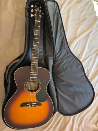 Guitarra Acústica Alvarez Negra