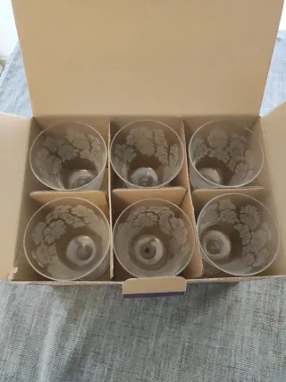 Set 6 Vasos Zara Home Florales