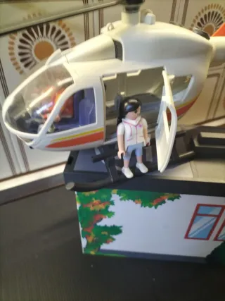 Maletín Helicóptero Hospital Playmobil