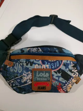 Riñonera Lois Azul Multicolor