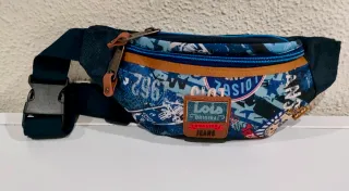 Riñonera Lois Azul Multicolor