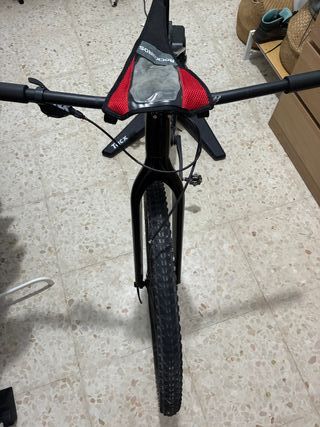 Bicicleta con rodillo