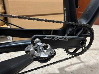 Bicicleta con rodillo