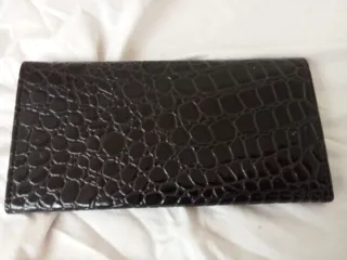 Cartera de mujer efecto piel cocodrilo