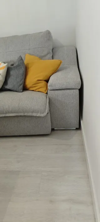 Sofá gris 3 plazas extraíbles