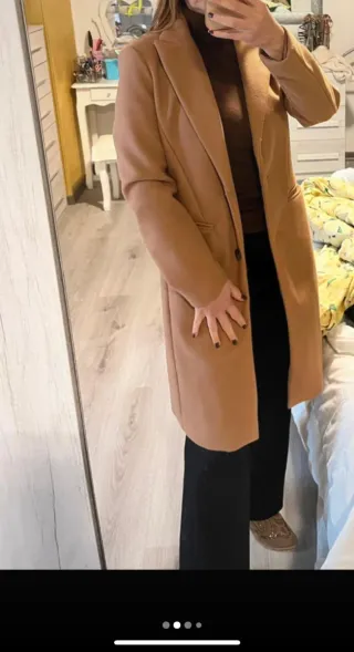 Cappotto color cammello