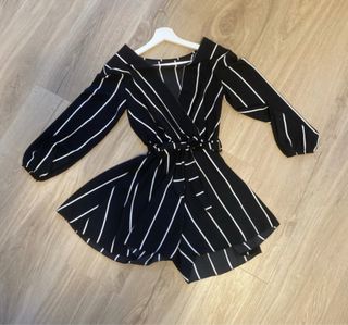 Tutina corta a righe