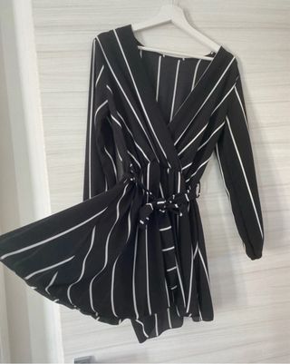 Tutina corta a righe