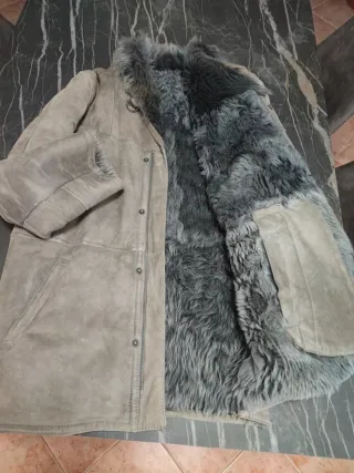 Montone uomo tg. 56 grigio