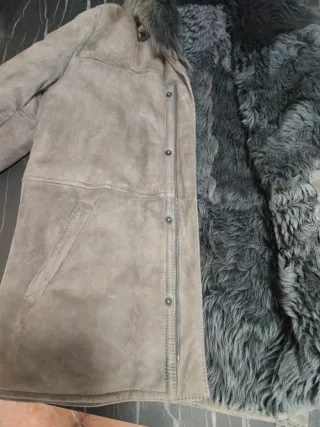 Montone uomo tg. 56 grigio