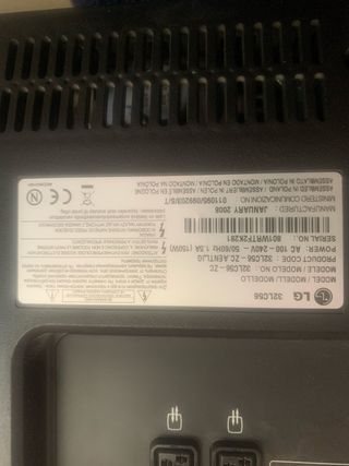 TV LG 32 - Enciende LED, sin imagen/sonido