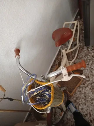 Bicicleta infantil con ruedines