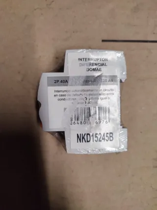 Schneider Electric DomB2 Diferencial 40A