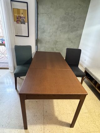 Mesa Comedor Extensible + 2 Sillas