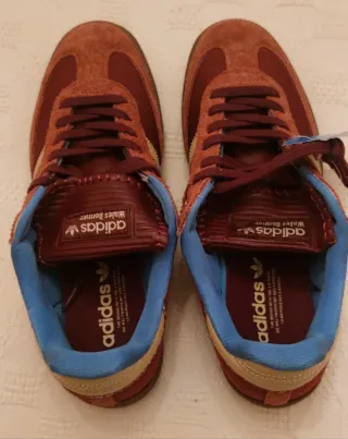 Adidas Samba LT Beige y Rojo