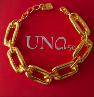 Pulsera Uno de 50 Dorada
