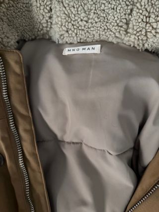 Parka Mango Color Beige