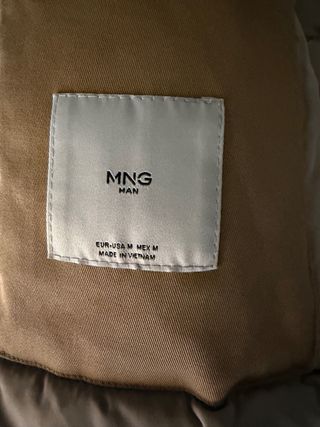 Parka Mango Color Beige