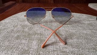 Gafas de Sol Ray-Ban Aviator Doradas y Azules