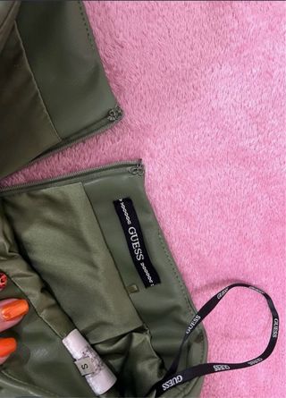 Falda Guess Talla S Verde Oliva