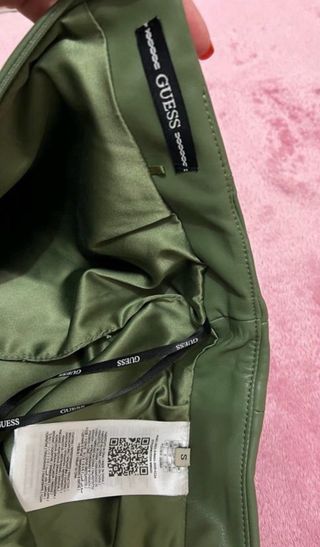 Falda Guess Talla S Verde Oliva