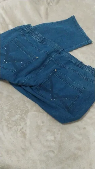 Pantalón vaquero mujer azul