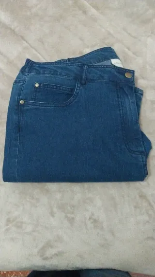 Pantalón vaquero mujer azul