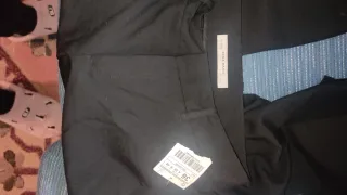 Pantalón de traje negro mujer