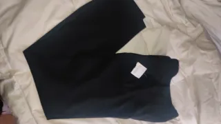 Pantalón de traje negro mujer