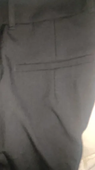 Pantalón de traje negro mujer